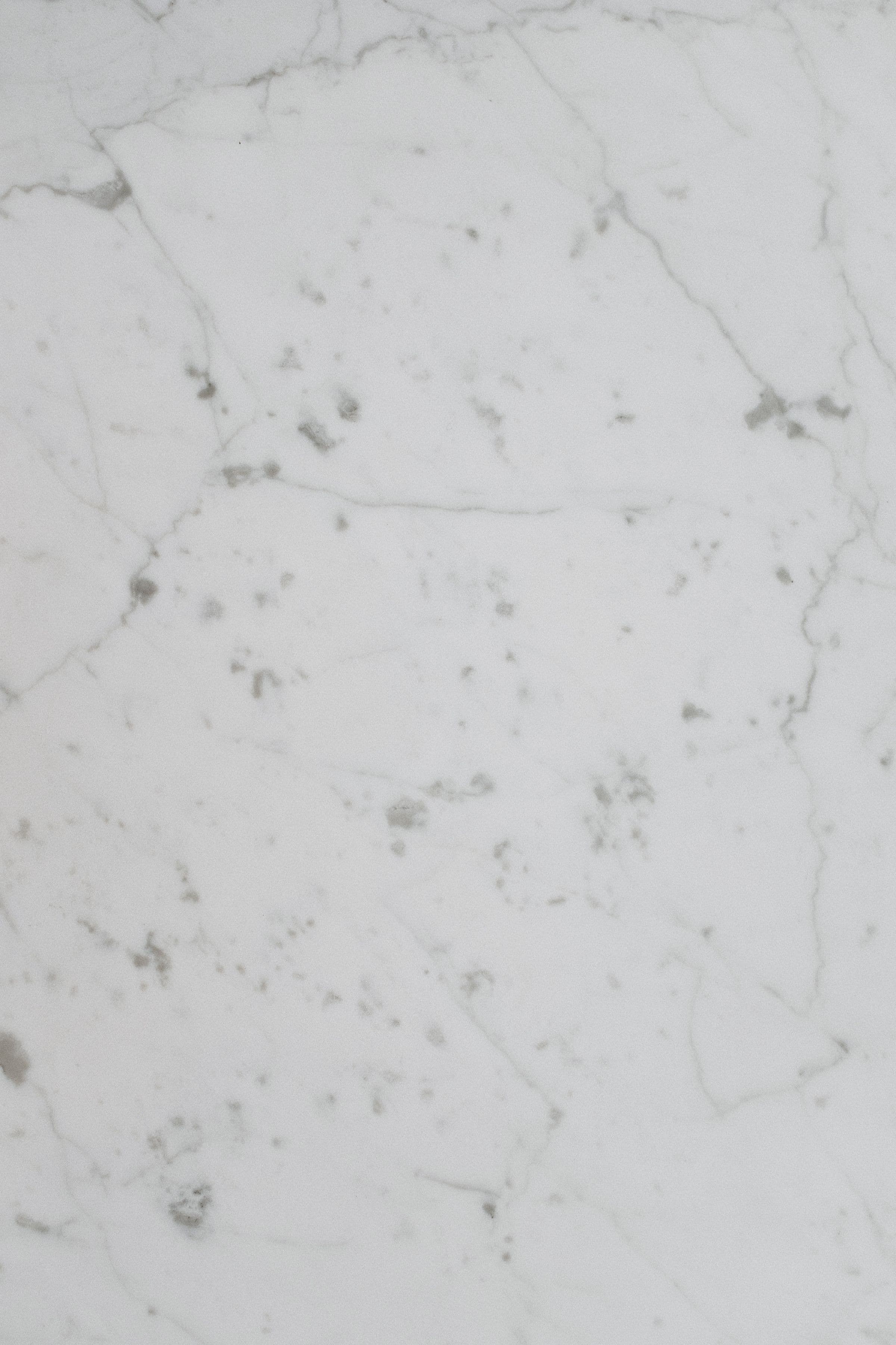 Luminous white marble with soft grey veining